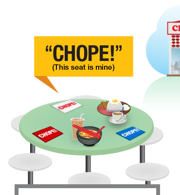 'Singaporean Culture: How to 'Chope' seats in busy hawker centres