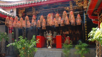 Gebetsbereich des Hong San See Tempels
