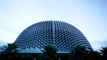 View of one Esplanade dome 